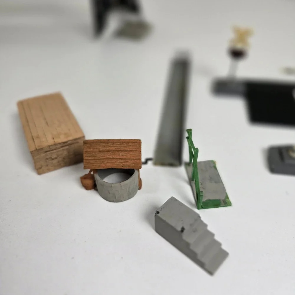 Bachmann‎ HO Scale Train Accessories Set Bridge Crossing Signals Plasticville